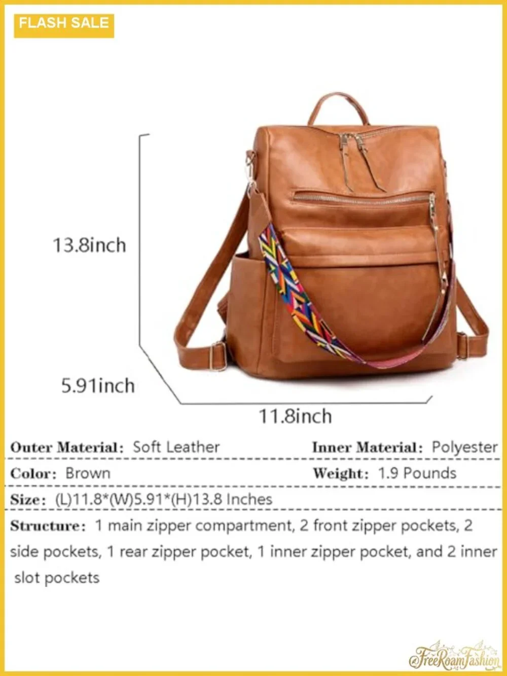 Women's Leather Multipurpose Convertible Fashion Backpack Purse Satchel Travel